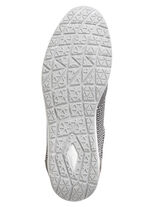 ELENA EDEN Schn&uuml;rschuh mit Leder-Bes&auml;tzen SCHWARZ-WEISS-TAUPE