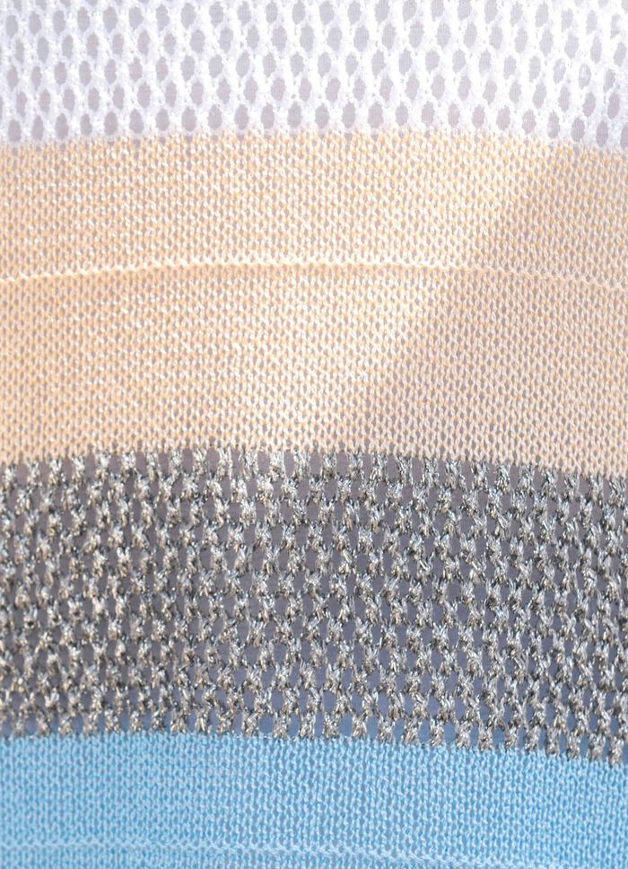 Pullover in Garnmix mit Glanzeffekt 