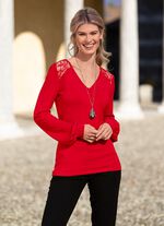 Unifarbene Shirt-Tunika 