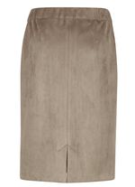 Rock in Wildleder-Optik 