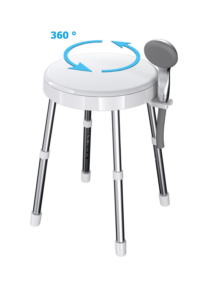 Höhenverstellbarer Duschhocker 