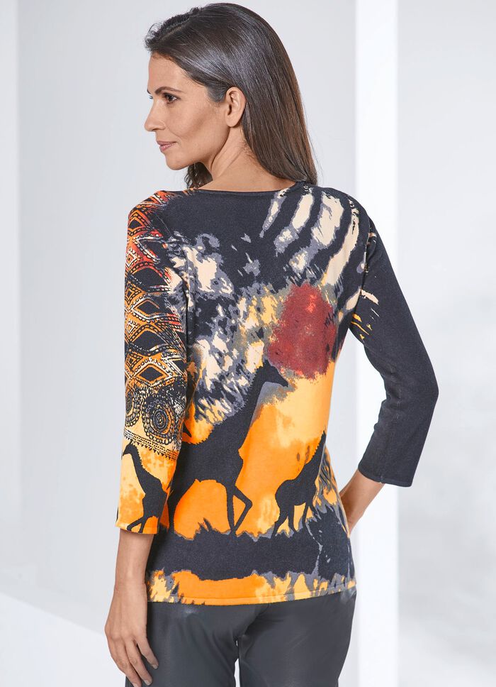 Pullover in Feinstrick 