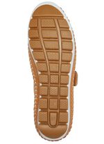 Gemini Mokassin-Slipper mit Lederspange CAMEL