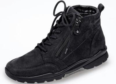 Waldl&auml;ufer, gef&uuml;tterte Damen-Stiefeletten, Winterschuhe, Weite H, mit herausnehmbarem Fu&szlig;bett 