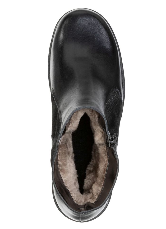 ELENA EDEN, gef&uuml;tterte Damen-Stiefeletten, Winterschuhe, Weite H, mit Lammfell 