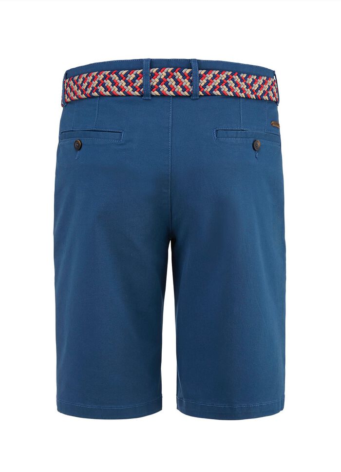 L&auml;ssige &laquo;Redpoint&raquo;-Bermudas mit Stoffg&uuml;rtel in 3 Farben 