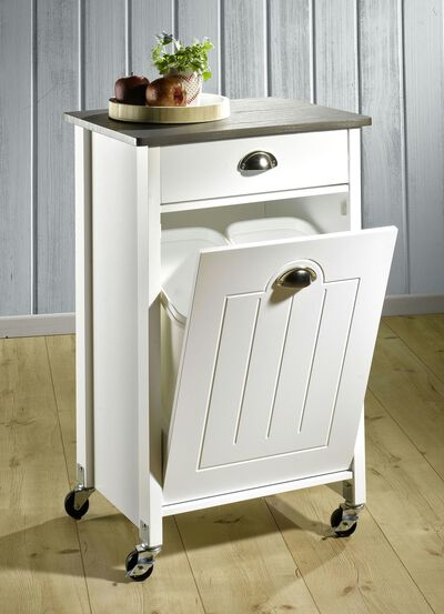 K&uuml;chenwagen mit M&uuml;lltrennsystem 