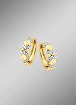 Edel im Design: Brillant-Creolen 