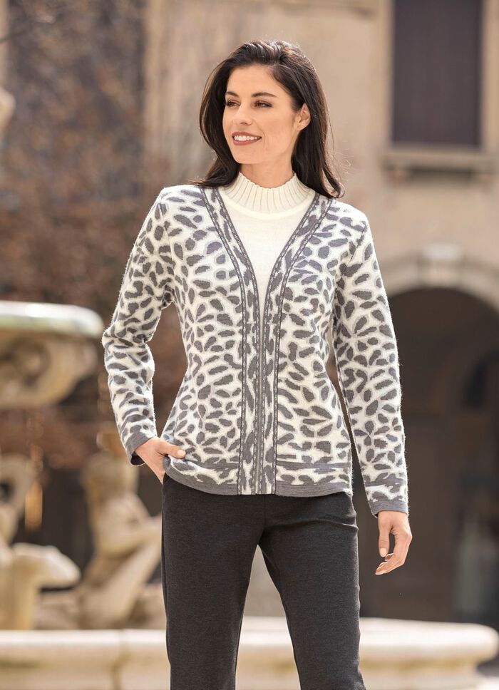 Pullover in Doppel-Optik 