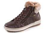 Remonte, gef&uuml;tterte Damen-Boots, Winterschuhe, Weite G, mit herausnehmbarem Fussbett DUNKELBRAUN