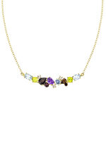 Wundersch&ouml;ne Halskette in Multicolor 