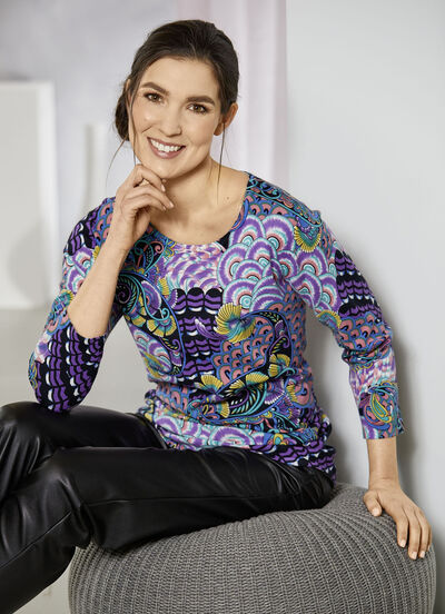 Pullover in Feinstrick 