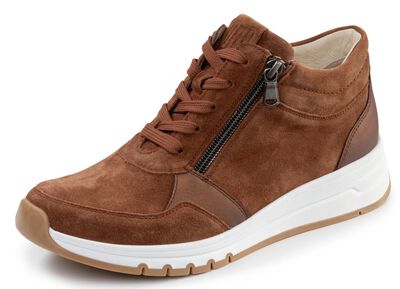 Waldl&auml;ufer, bequeme Damen-Boots, Weite H, mit herausnehmbarem Fussbett 