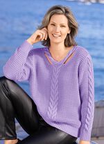 Pullover mit Cut-Outs 