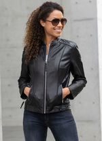 Lederkurzjacke von &laquo;Cabrini&raquo; 