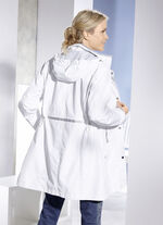 Funktions-Longjacke mit krempelbaren Ärmeln NATURWEISS