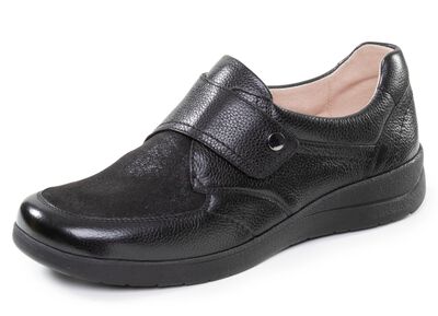 ELENA EDEN, komfortable Damen-Slipper, Weite K, mit herausnehmbarem Fussbett 