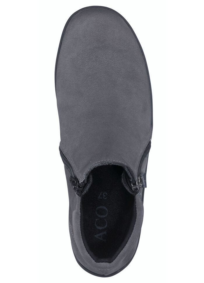 ELENA EDEN Bootie aus Nubukleder GRAU