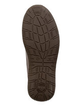 Schnür-Boots aus schattiertem Rind-Nappaleder BRAUN