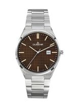 Dugena-Quartz-Herrenuhr mit Edelstahlbandgeh&auml;use 