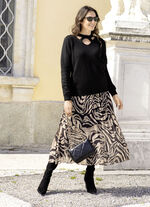 Pullover mit Cut-Outs SCHWARZ