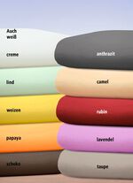 Luxuszwirn-Jersey-Spannbetttuch mit Elasthan LAVENDEL