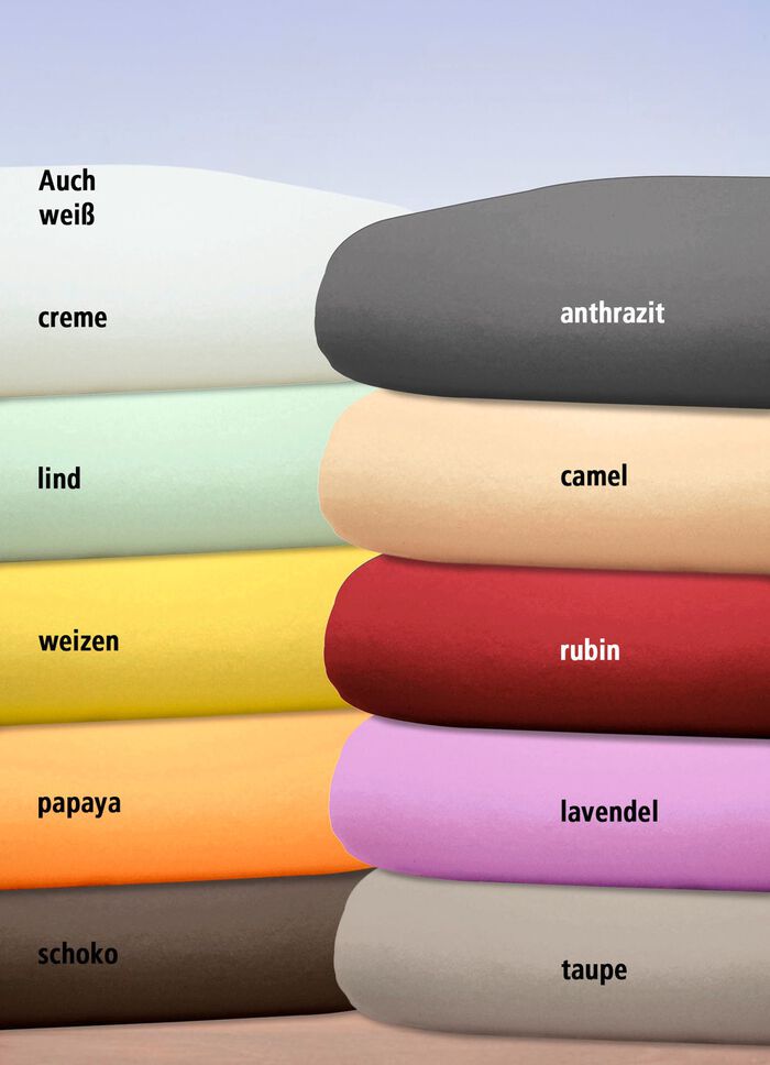 Luxuszwirn-Jersey-Spannbetttuch mit Elasthan LAVENDEL