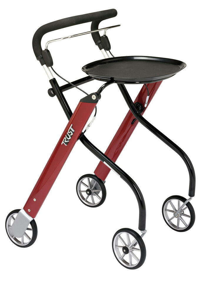 Trust Care Russka Indoor Rollator Let's Go ROT-GRAU