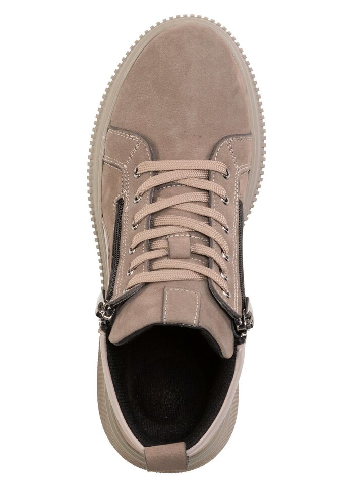 ELENA EDEN Schn&uuml;r-Bootie aus weichem Nubukleder 