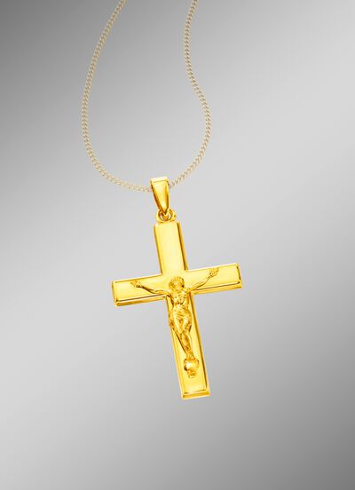 Kreuz-Anh&auml;nger in Hochglanz 