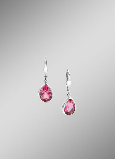 Ohrringe mit leuchtendem Feuertopas 