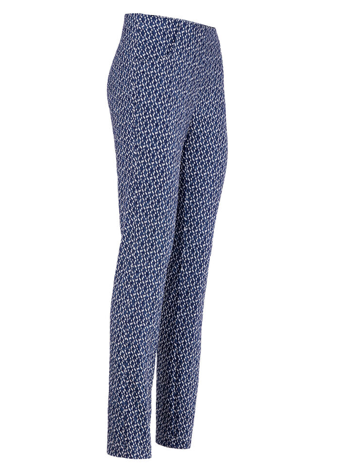 Edle Hose von Adelina MARINE-ECRU