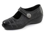 ELENA EDEN, bequeme Damen-Spangenschuhe, Weite H, mit herausnehmbarem Fussbett 