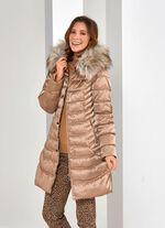 Kurzmantel mit fester Kapuze 