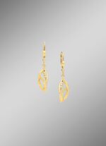 Ohrringe aus Gold mit Zirkonia 