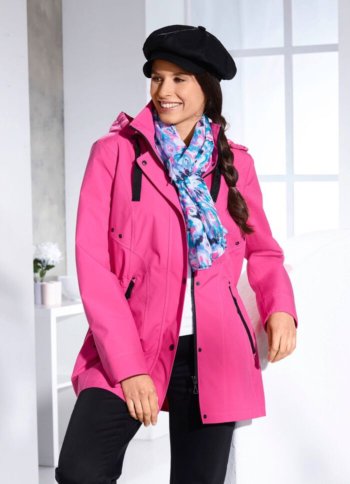 Funktionsjacke mit Rei&szlig;verschluss im R&uuml;ckteilkoller ZARTPINK