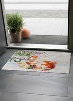 Fussmatte Eichh&ouml;rnchen mit Vogel 