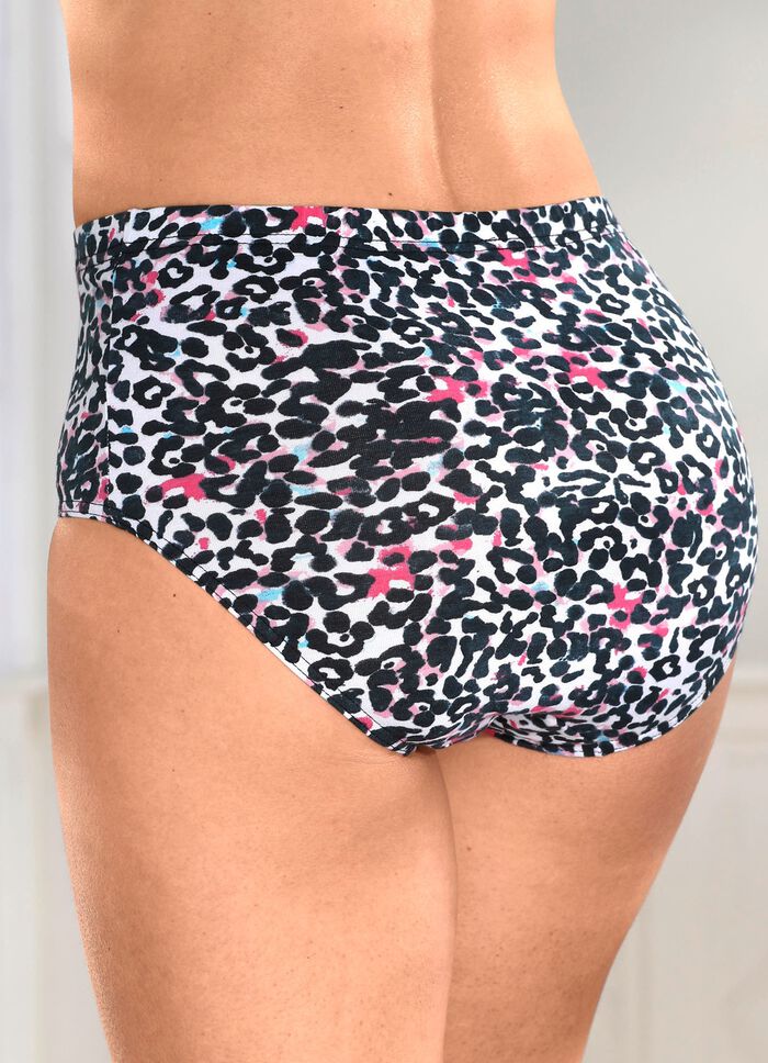 Viererpack Slips mit Druckdessin 