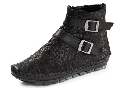 Gemini, trendige Damen-Boots, Weite G, mit herausnehmbarem Fussbett 