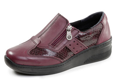 ELENA EDEN, bequeme Damen-Slipper, Weite H, mit herausnehmbarem Fussbett 