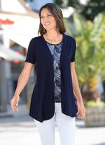 Bezauberndes Shirt in Jacken-Optik 