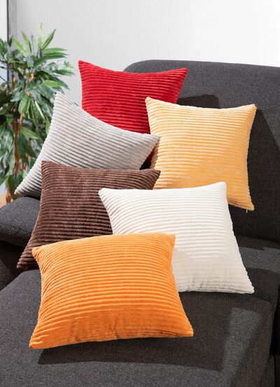 Weicher Kissenbezug mit Reissverschuss 