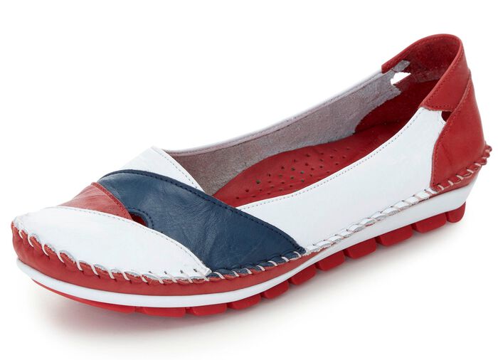 Gemini, klassische Damen-Slipper, Weite G, mit herausnehmbarem Fussbett 