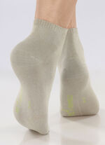 Sechserpack Socken mit Softrand 3X BEIGE, 3X WEISS