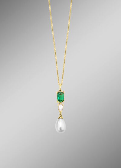 Zarte Raffinesse &ndash; Anh&auml;nger mit Perle und Kristallglanz 