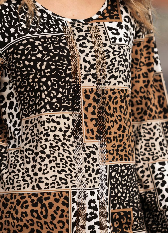 Shirt mit aufwendiger Strasszier 