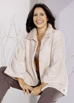 Bettjäckchen aus kuscheligem Teddyplüsch