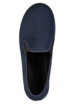 Bequeme Herren-Hausschuhe, Weite H, mit anatomisch geformtem Fussbett MARINE