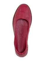 Andrea Conti Slipper mit Knitter-Effekt RUBINROT