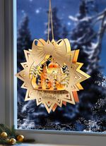 Beleuchtetes Fensterbild, batteriebetrieben 